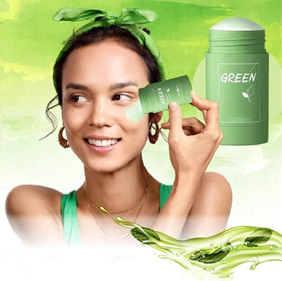 Jiwoo il Control, Green Tea Clay Stick mask, Detoxing & Toning Face Mask Stick(40 g)