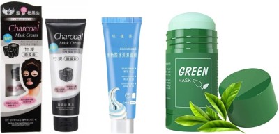 WEEPER DEEP CLEANSING SKIN ICE MASK & Charcoal Mask & Green Tea Face Mask(120 ml)