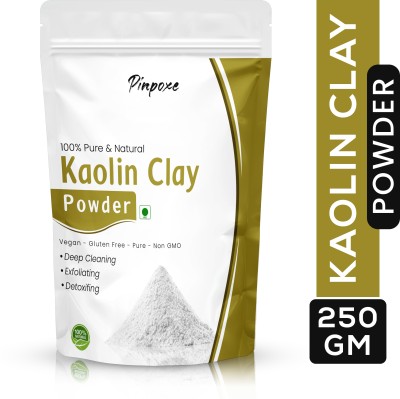 Pinpoxe Kaolin Calcium Bentonite Powder (Indian Healing Clay) 250g (Pack of 1)(250 g)