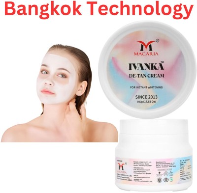 MACARIA IVANKA Express Tan Eraser Radiance Detan Face Pack Mask 3 in 1(500 g)