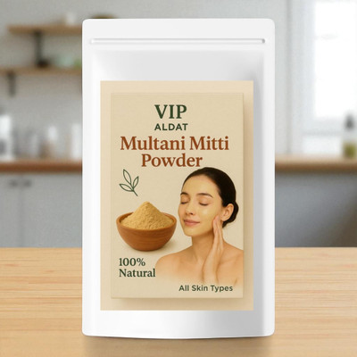 VIP ALDAT Multani Glow Fusion with Herbal Ubtan and Organic Rose for Soft Skin Texture(450 g)