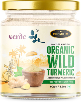 verdc Wild Turmeric Face Pack Powder / Kasturi Manjal / Haldi / Musk(90 g)