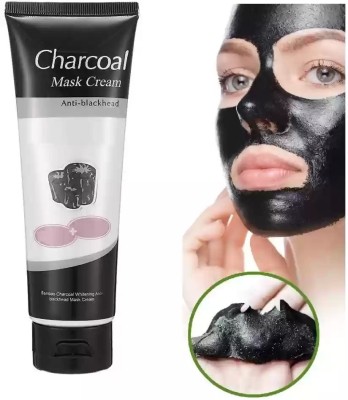 NADJA Activated CHARCOAL TUBE FOR BLACKHEAD REMOVAL Skin Detoxify Peel off Mask(130 ml)