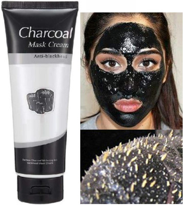 AFARAXIA Activated Charcoal Face Mask Remove Blackheads, Dust Unwanted Particles fromSkin(130 g)