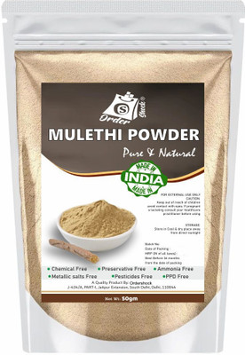 Ordershock Pure Mulethi Powder Natural Herbal Remedy for Health and Beauty(50 g)