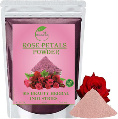 Beautoherb Glow Rose Petal Powder for face pack new(400 g)