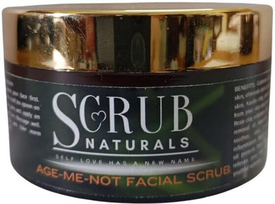SCRUB NATURALS Age Me Not Face Scrub | Glass Skin & Brightens | Anti Aging & Anti wrinkles(50 g)