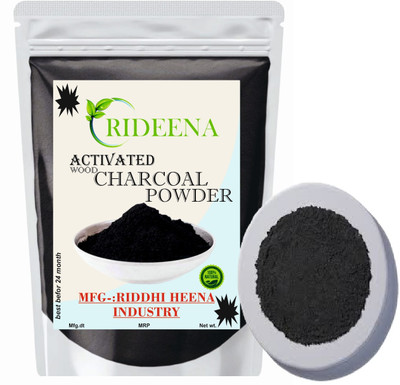 Rideena Glow Activated Charcoall Powder for face pack new pack(700 g)