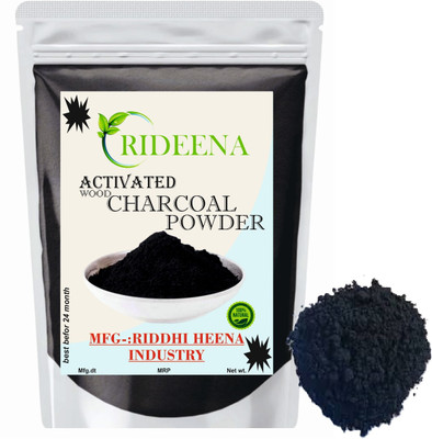 Rideena Glow Activated Charcoal Powder for face pack for face(600 g)