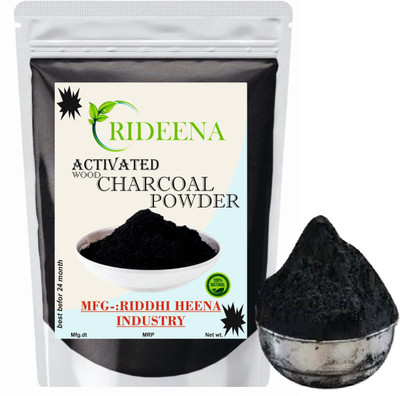 Rideena Natural Activated Charcoal Powder for face pack glow skin(100 g)