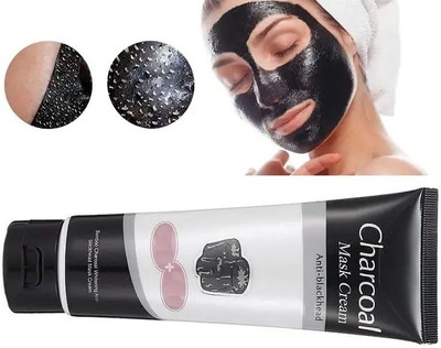 GFSU - GO FOR SOMETHING UNIQUE Best charcoal face mask for blackhead remover men pack 01(120 ml)