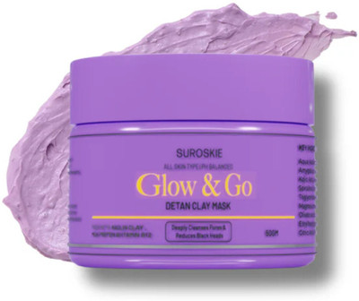 Suroskie Glow and Go De-tan Clay Mask(50 g)