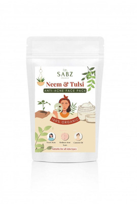 SABZ ORGANICS Neem n Tulsi Face Pack(100 g)
