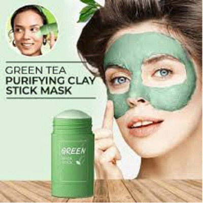 Luipui green tea face mask mud stick pack of 1(40 g)