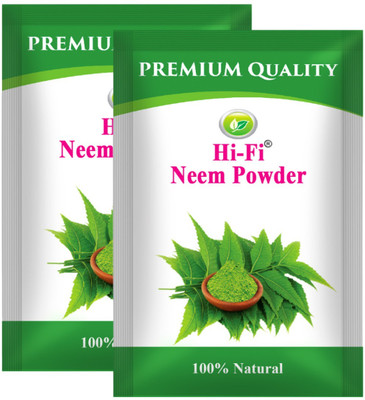 HI-FI Neem Powder for Acne Control Glowing Skin Face Masks 80gm (Pack of 2)(160 g)