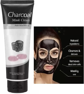 FELICECHIARA Charcoal Mask Remove Blackhead Glow Face ke liye Mask(130 ml)