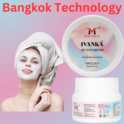 MACARIA Insta-De-Tan Luminosity Face Pack Mask 3 in 1 For men and women(500 g)