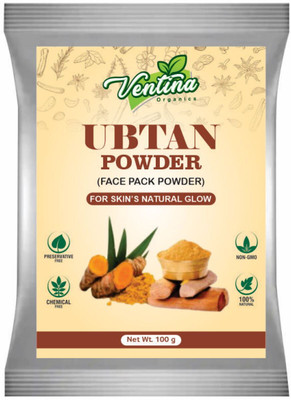 Ventina Organics Ubtan Powder for Natural Glowing Skin, Tan Removal, Skin Whitening, Reduce Scars(100 g)