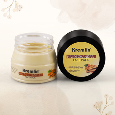 Kremlin Haldi Chandan Face Pack | Face Pack For Glowing Skin, Acne and Pimples(100 g)