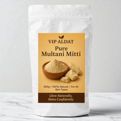 VIP ALDAT Multani Mitti – Natural Brightening & Smooth Skin Clay(450 g)