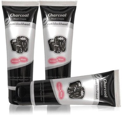 Lemixco CHARCOAL MASK ,BLACKHEAD REMOVER PEEL OFF MASK BEST FACE PACK BRIGHTEN SKIN(390 ml)