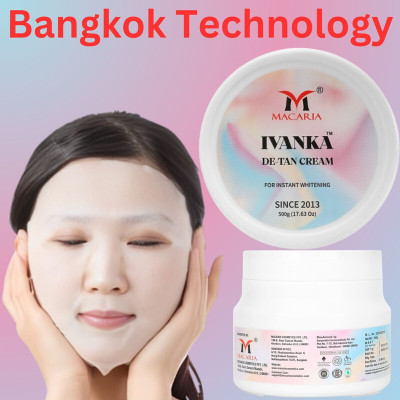 MACARIA YUII Lightning Radiance De-Tan Face Pack Mask 3 in 1(500 g)