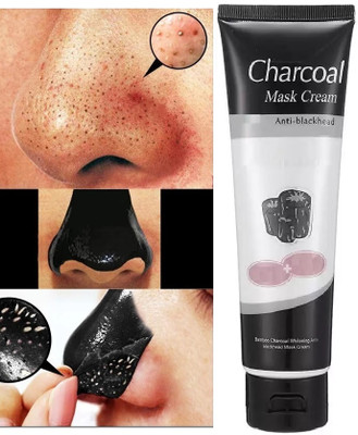 JANOST All skin Types Charcoal Face Mask Peel-Off Mask for Skin Purification set of 1(130 ml)