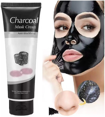 EVERERIN Charcoal Peel-off Mask Deep Cleansing Purifying Pore Minimizing Face Mask(120 ml)