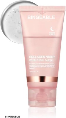 Bingeable Korean Collagen Peel-Off Mask Night Wrapping Care for Glowing Skin 90ml(90 ml)