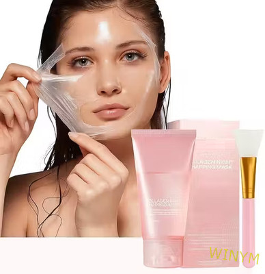 Winym Collagen Night Revive Peel Off Mask With Brush(100 ml)