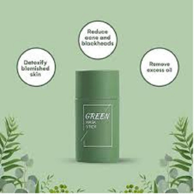 Luipui green tea face mask mud stick for deep cleansing(40 g)