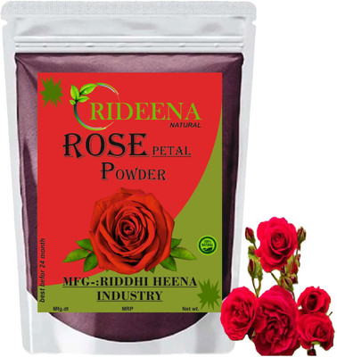 Rideena Best Quality Rose Petal Powder for face pack glow skin | Rose Petal(600 g)