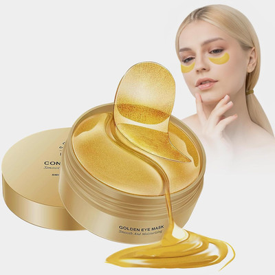 SUICUNE Under Eye Patches for Puffy Eyes, 60 PCS 24K Gold(60 ml)