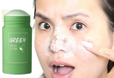 THTC Green tea extracts facial cleansing face mud mask(40 g)