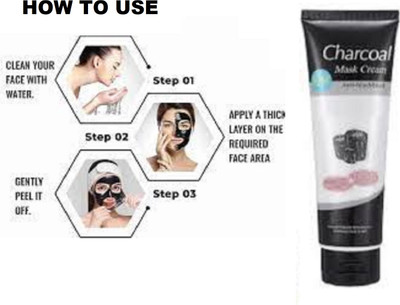 Luipui blackhead remove best charcoal face peel off mask(130 g)