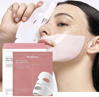 BIODANCE Bio-Collagen Real Deep Mask, Hydrating Overnight for clean skin (pack of 1)(34 g)