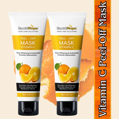 smartdrops Activated Vitamin C Peel Off Mask For Blackhead, Dead Skin & Tan Removal(120 ml)