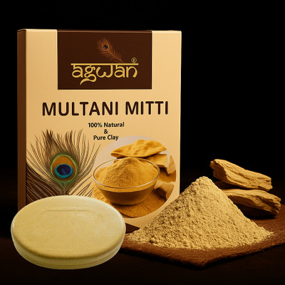 Agwan Multani Mitti & Soap Blend – Natural Skin & Hair Care Powder(200 g)