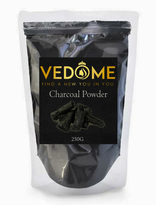 VEDOME Pure Natural charcoal powder act as a cleanser chaarakol/Kari/Boggu(250 g)