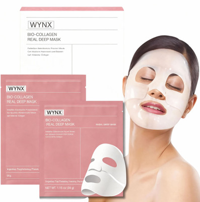 wynx Bio-Collagent Hydrogel Mask for Hydration and Skin Renewal 2(PCS)(34 ml)