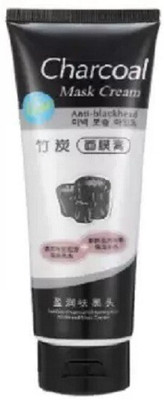 AMOSFIA CHARCOAL TUBE MASK Blackhead Remover Charcoal Face Mask Cream(130 ml)
