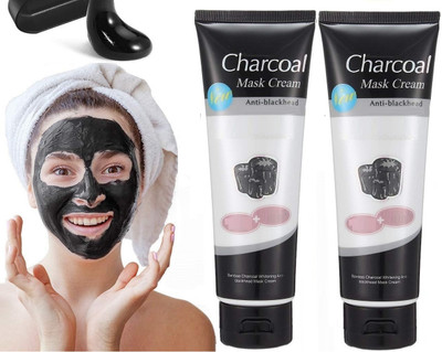 ADJD Combo Charcoal Peel Off Face Mask for Acne and Wrinkles Combo OF 3(200 g)