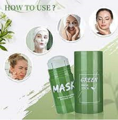 Luipui best green tea cleansing mud stick pack of 1(40 g)