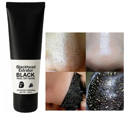 GABBU Charcoal Peel-Off Mask for Clear and Smooth Skin| Charcoal Face Mask(130 ml)