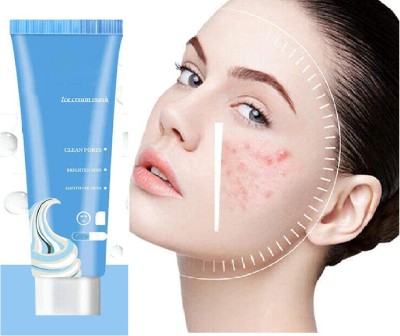 ADJD Salicylic Acid Ice Cream Mask Tube for Face Gel Hydrating Moisturizer Mask(120 ml)