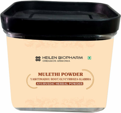 HEILEN BIOPHARM Mulethi Powder 400 gram Omorose Licorice/Yashtimadhu Root/Glycyrrhiza Glabra(400 g)