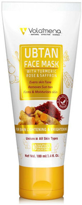 Volamena Ubtan face mask With Turmeric, Rose & saffron(100 ml)