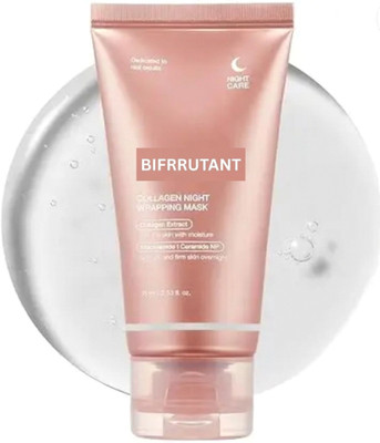 BIFRRUTANT Korean Collagen Night Wrapping Peel Off Mask Glow Care(75 ml)