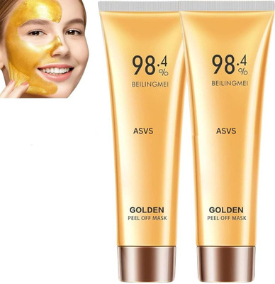 ASVS Gold Peel Off Face Mask for Anti-Wrinkle & Anti-Aging | Removes Blackheads(120 ml)