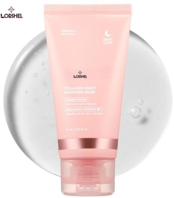 LORSHEL Collagen Night Peel Off Mask for Reducing Pores and Improving Skin Texture(75 ml)